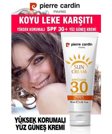 Pierre Cardin Spf 30 Anti-Spot High Protection Face Sun Cream 75 ml For Normal and Dry Skin