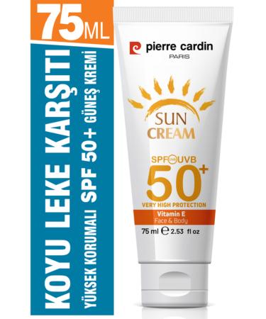 Pierre Cardin Spf 50 Anti-Spot High Protection Face Sun Cream 75 ml For Normal and Dry Skin