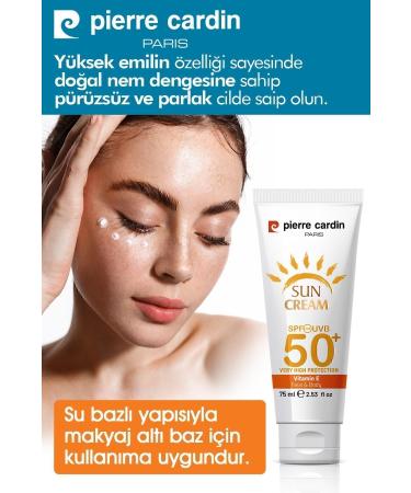Pierre Cardin SPF 50 Anti-Spot High Protection Face Sun Cream 75 ML For Normal and Dry Skin - Buy Online on GoSupps.com