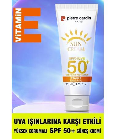 Pierre Cardin SPF 50 Anti-Spot High Protection Face Sun Cream 75 ML For Normal and Dry Skin - Buy Online on GoSupps.com