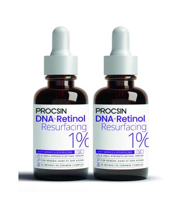 PROCSIN Hydro Solution 1% Retinol + Ceramide Intensive Anti-Wrinkle + Regenerating Serum 30ML x2