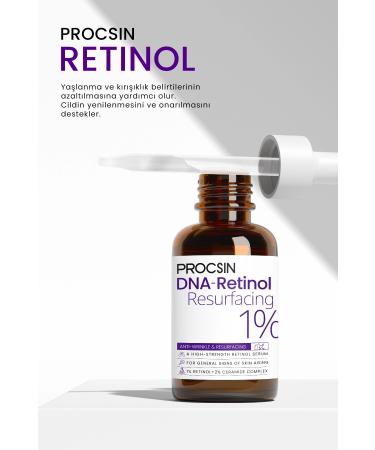 PROCSIN Hydro Solution 1% Retinol + Ceramide Intensive Anti-Wrinkle + Regenerating Serum 30ML x2 - Buy Online on GoSupps.com