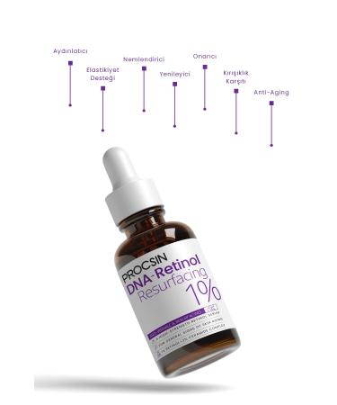 PROCSIN Hydro Solution 1% Retinol + Ceramide Intensive Anti-Wrinkle + Regenerating Serum 30ML x2 - Buy Online on GoSupps.com