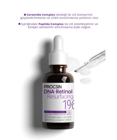 PROCSIN Hydro Solution 1% Retinol + Ceramide Intensive Anti-Wrinkle + Regenerating Serum 30ML x2 - Buy Online on GoSupps.com