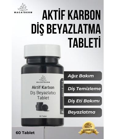 Macaiderm Active Carbon Teeth Whitening Tablet Teeth Whitening and Oral Care Tablet