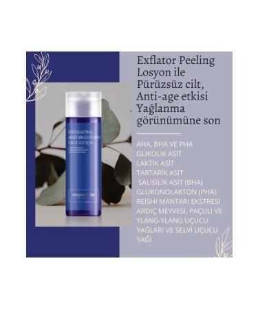 Siberian Wellness Experalta Platinum Exfoliating and brightening face lotion AHA BHA PHA Brightening Peeling Lotion