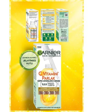 Garnier Vitamin C Bright Super Brightening Serum 30ml Q81 - Buy Online on GoSupps.com