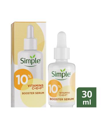 Simple Booster Serum Vitamin C+F+E For Younger Looking and Bright Skin 30 Ml