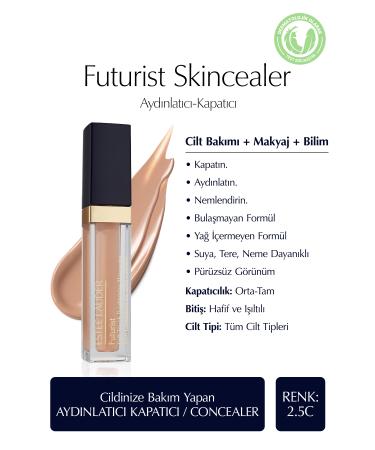 Estee Lauder Dark Circle Concealer Brightening Concealer with Silky Formula That Does Not Settle in Lines - 2.5C KEYON.197