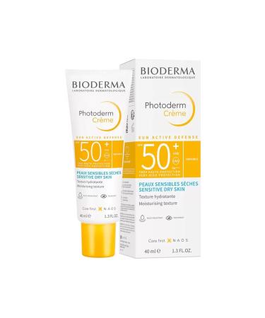 Bioderma Photoderm Creme High Protection SPF50+ Face Sun Cream for Dry Skin without Color 40 ml