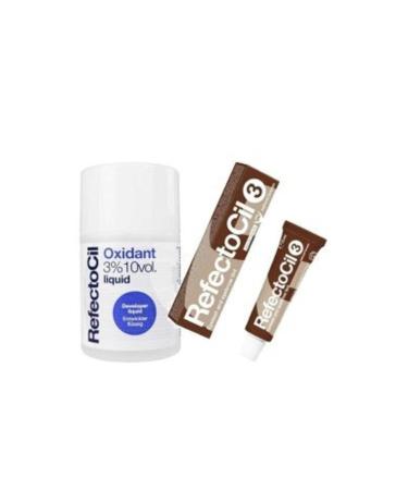 Refectocil Eyebrow Eyelash Dye No: 3 Brown 15 Ml + Oxidant100 Ml _eyebrow_dye-231