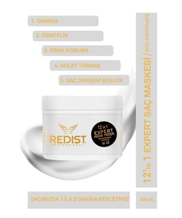 Redist Fast Hair Growth Miraculous 12 In 1 Hair Care Mask Instantly Softens Damaged Hard Hair 500 ml