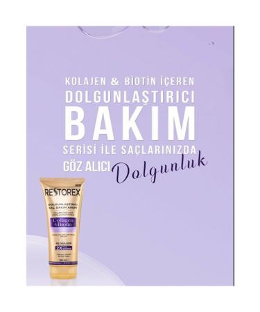Restorex Volumizing Hair Care Cream Collagen & Biotin 250 Ml 3 Pieces - Buy Online on GoSupps.com