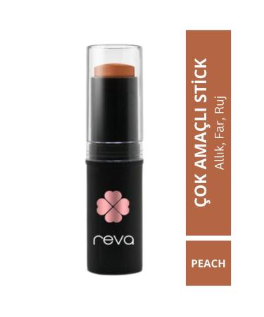 REVA Multi-Purpose Stick Blush Eyeshadow Lip Color Peach/lip Cheek Eye Tint-vegan & Clean Content Rv111