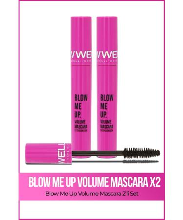 New Well 2x Blow Me Up Volume Mascara 8 ML Double Set