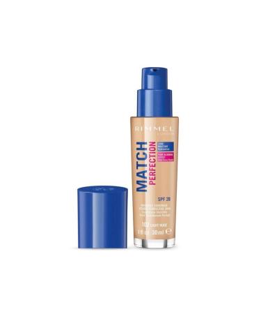 Rimmel London MATCH PERFECTION FOUNDATION NO:102 LIGHT NUDE - Buy Online on GoSupps.com