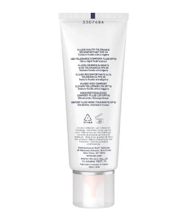 Roc Face Sun Cream For Sensitive Skin Spf50+ 50 Ml Soleil Protect High Tolerance Comfort Fluid - Buy Online on GoSupps.com