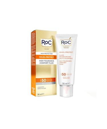 Roc Soleil Protect High Tolerance Fluid Spf 50+ 50 Ml - Buy Online on GoSupps.com
