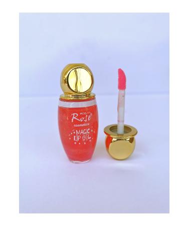 Roesia Rose Cosmetics Rose Domed Glitter Lip Gloss & Magic Lip Oil