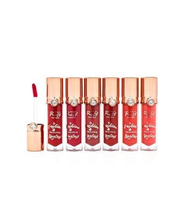 Roesia Rose Cosmetics Rose Fashion Moisturizing 6-Color Lip Gloss