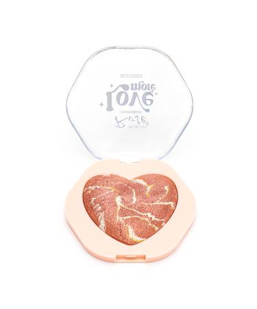 Roesia Rose Cosmetics Rose Love More Heart Terracotta Blush