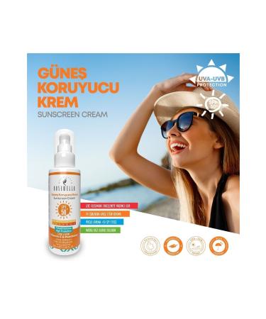 ROXEWELLA Sun Cream 100 ml All Skin Types / Anti-Stain 50 Spf High Protection / Water Based - Buy Online on GoSupps.com