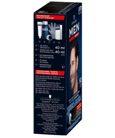 Schwarzkopf Men Perfect 90 Black Hair Dye for Men - Buy Online on GoSupps.com