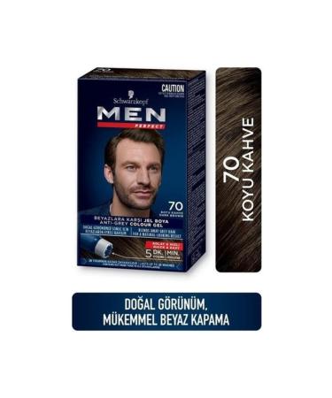Schwarzkopf Men Perfect Anti-White Gel Color 70 Dark Brown