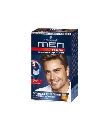 SCHWARZKOPF MEN PERFECT Schwarzkopf Men White Color Breaker Hair Dye 500 Light Brown