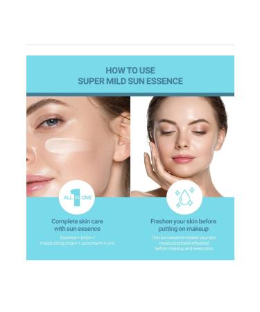 Scinic Enjoy Super Mild Sun Essence SPF50+ PA++++ (50ml) |Korean Skincare KOREA Vegan Sunscreen - Buy Online on GoSupps.com