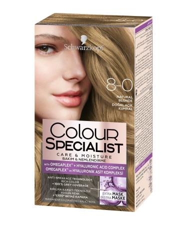 Schwarzkopf Colour Specialist Natural Light Blonde 8-0 - Buy Online on GoSupps.com