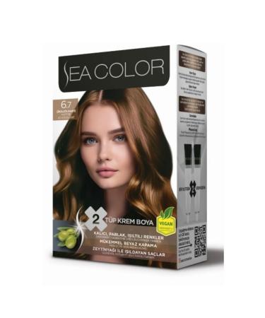 Sea Color Chocolate Brown 6/7 Hair Dye 100 ml - Buy Online on GoSupps.com