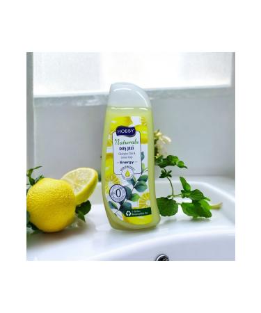 Hobby NATURALS ENERGY EUCALYPTUS EXTRACT & LEMON OIL SHOWER GEL 500ML