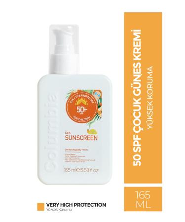 Columbia Very High Protection 50 SPF Children's Sunscreen 165 ML