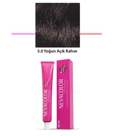 secifeo Premium 5.0 Intense Light Brown - Permanent Cream Hair Dye 50 g Tube