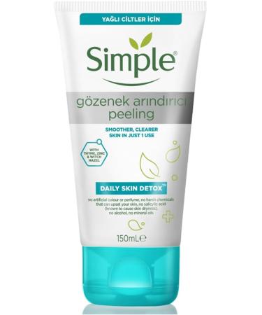 Simple Brand: Daily Skin Detox Pore Purifying Peeling 150 Ml Category: Facial Cleanser