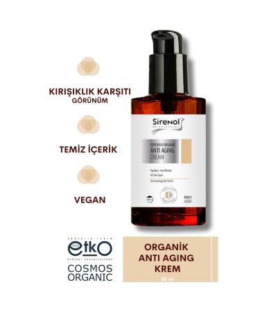 Sirenol Organic Anti Aging Face Cream