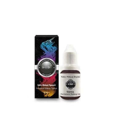 S-IRON COSMETIC S-iron Permanent Makeup Eyebrow Dye Sienna 12ml