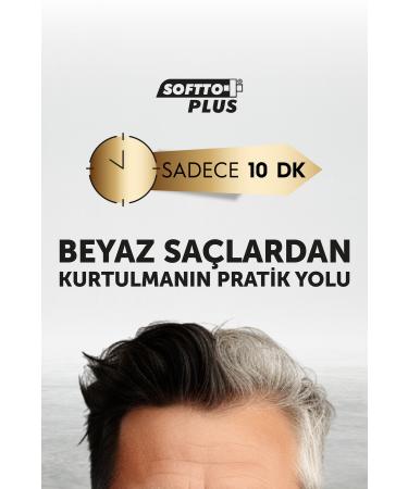 Softto Plus Black Shampoo for White Hair 350ml - Buy Online on GoSupps.com