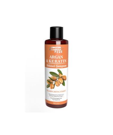 Softto Plus NOURISHING ORGANIC SHAMPOO FOR DRY AND DAMAGED HAIR 400ML KEYON602