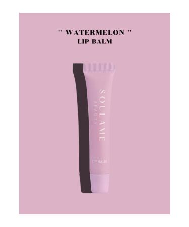SouLame Beauty '' WATERMELON '' SOULAME BEAUTY LIP BALM - EXTRA GLOSSY WATERMELON FLAVORED LIP GLOSS