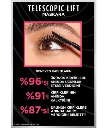 L'Oreal Paris Telescopic Lift Mascara 9.9 Ml - Buy Online on GoSupps.com