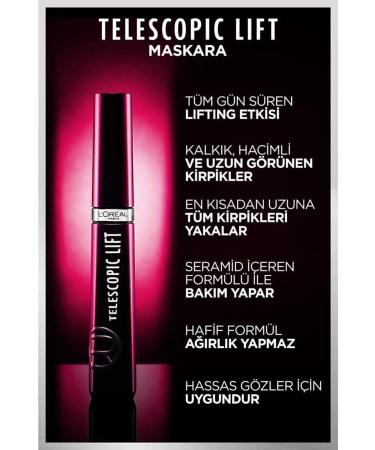 L'Oreal Paris Telescopic Lift Mascara 9.9 Ml - Buy Online on GoSupps.com