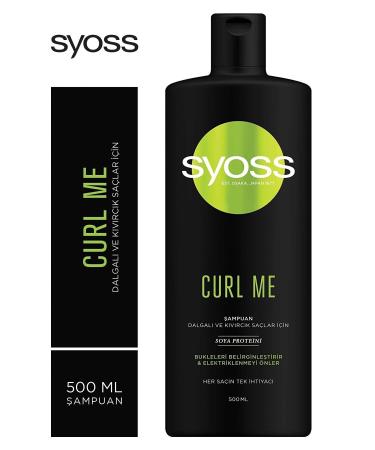 Syoss Curle Me Shampoo For Wavy And Curly Hair 500 Ml