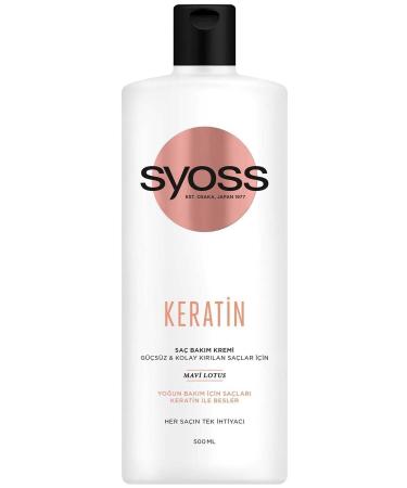 Syoss Brand: Hair Conditioner Keratin 500 Ml Category: Hair Conditioner