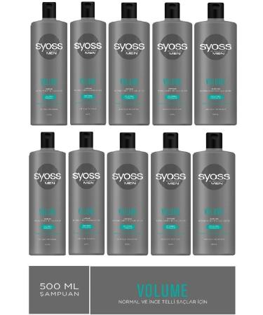 Syoss Volume Shampoo for Normal and Fine Hair 500 Ml X 10 Pieces (Box)