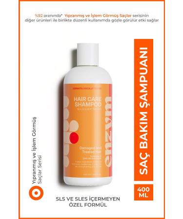 ENZYM COSMETICS Hair Care Shampoo for damaged and processed hair 400 ml