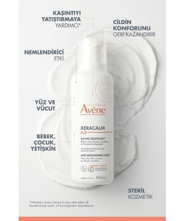Avene Xeracalm AD Moisturizing Balm for Atopic Skin 400 ml - Buy Online on GoSupps.com