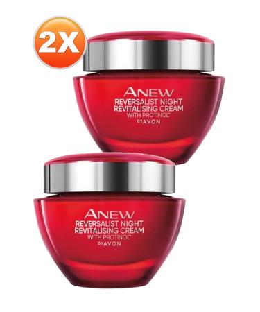 Avon Anew Reversalist Regenerating Night Face Cream 50 Ml. Set of Two