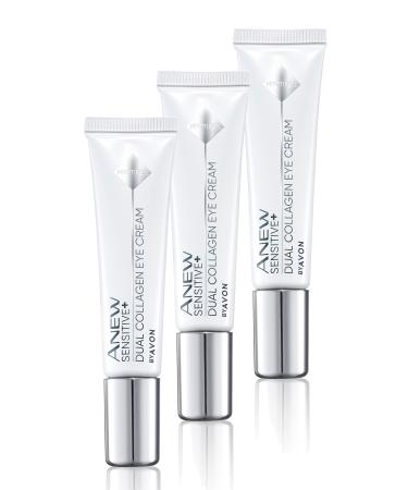 Avon Anew Sensitive Sensitive Skin Double Collagen Eye Cream 15 Ml. Triple Set